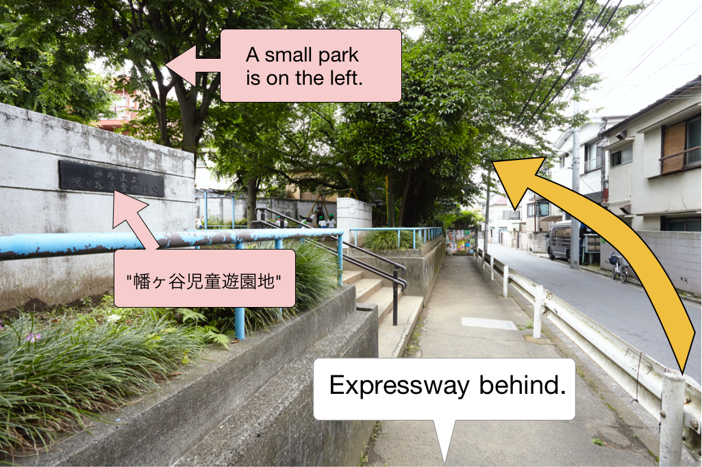 幡ヶ谷駅 hatagaya sta.