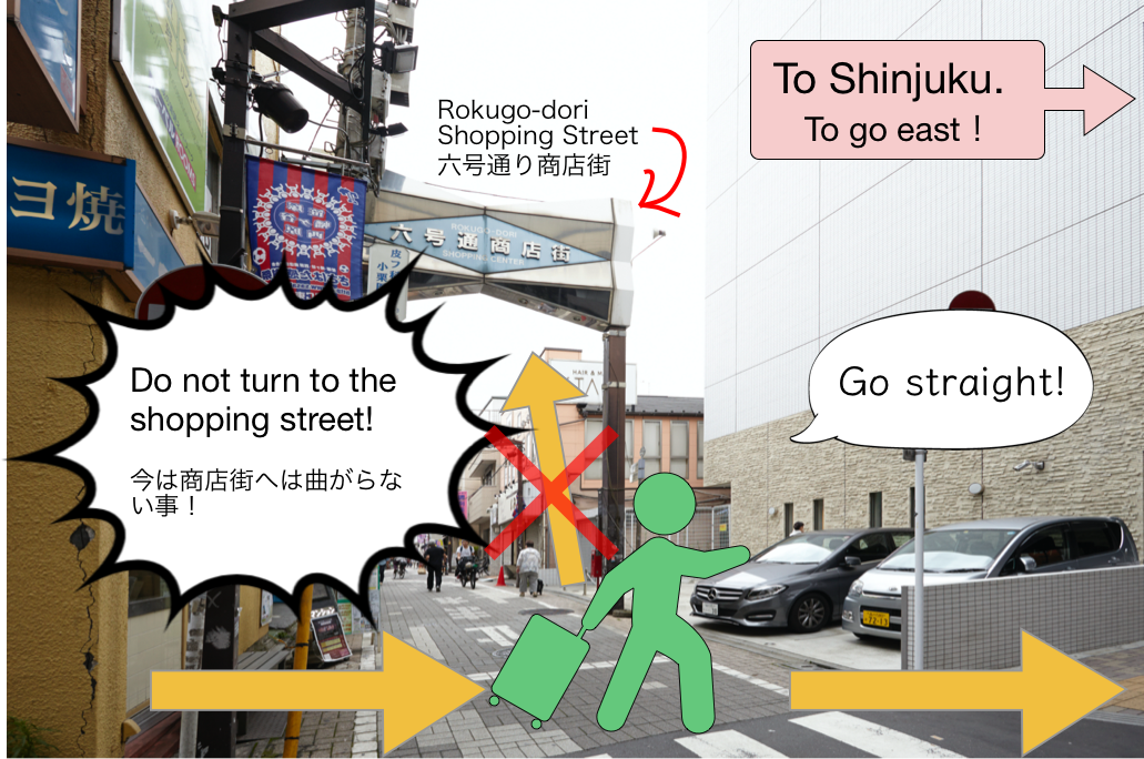 幡ヶ谷駅 hatagaya sta.